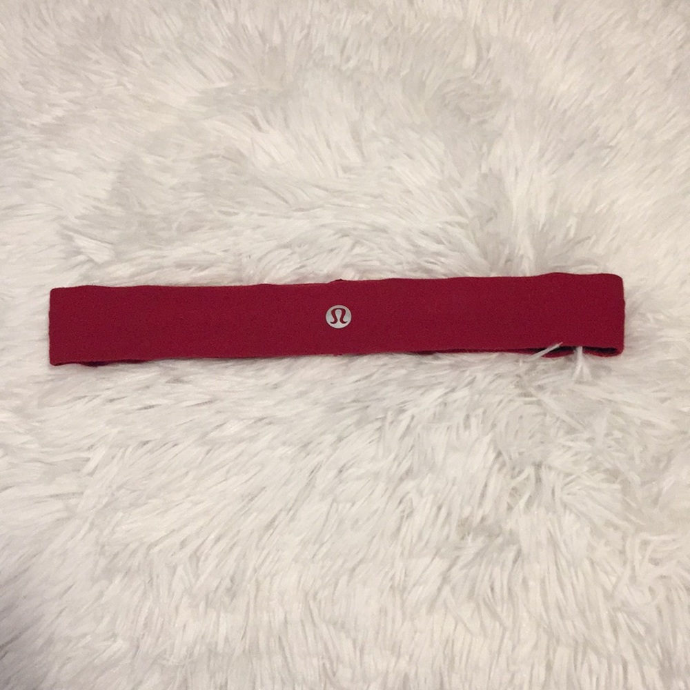 Maroon lululemon headband